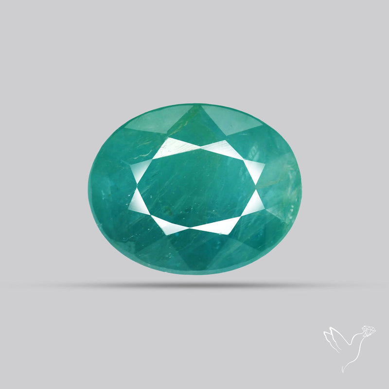 Faceted Grandidierite Rare Gemstone