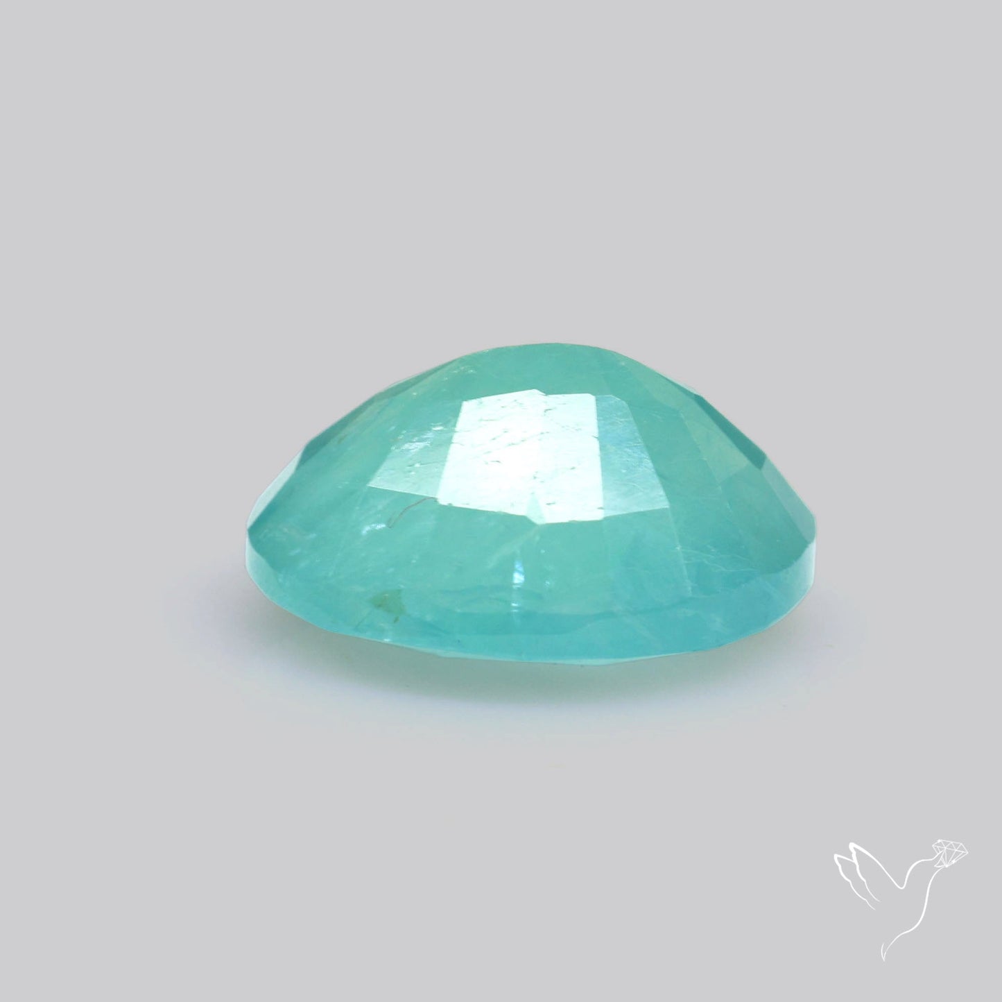 Faceted Grandidierite Rare Gemstone