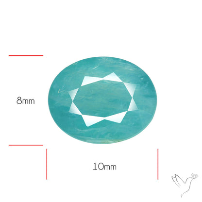 Faceted Grandidierite Rare Gemstone