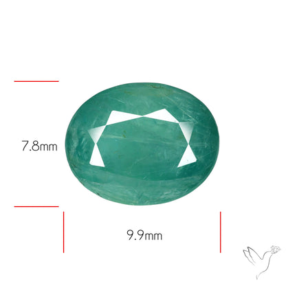 Faceted Grandidierite Rare Gemstone