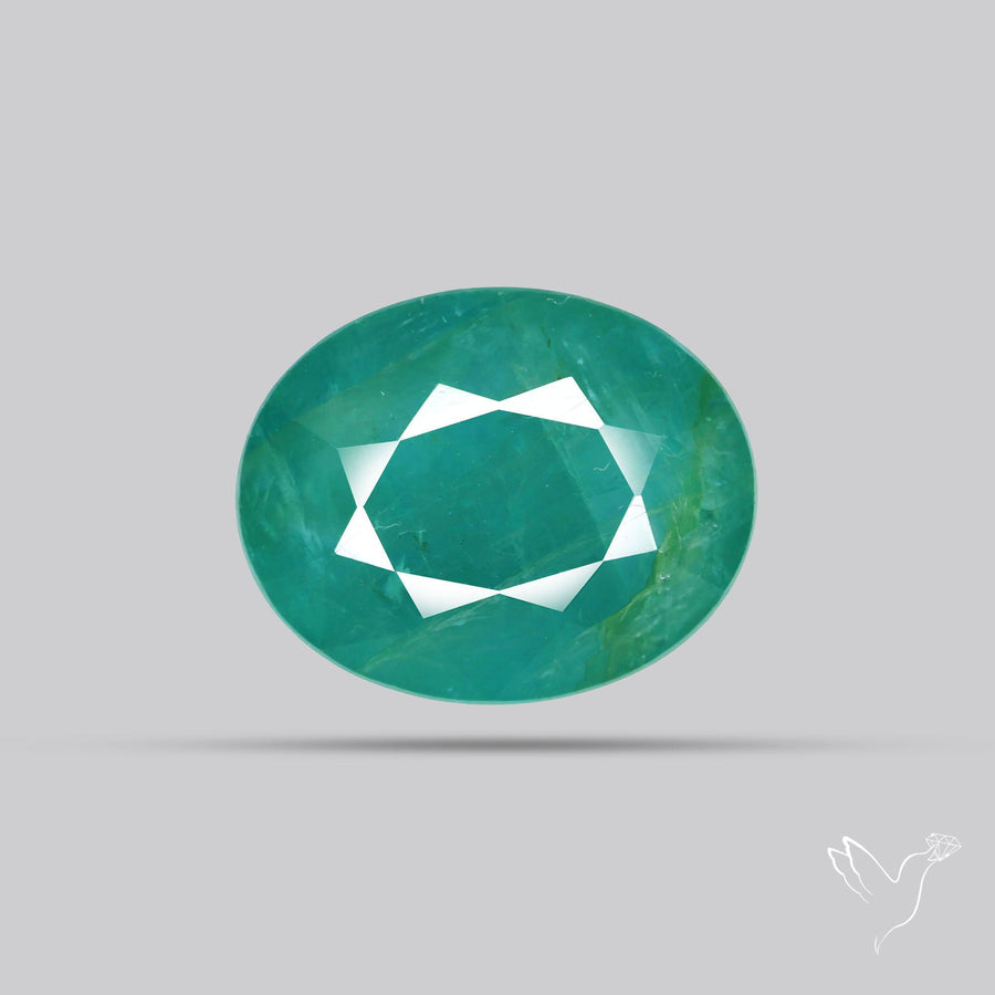 Faceted Grandidierite Rare Gemstone