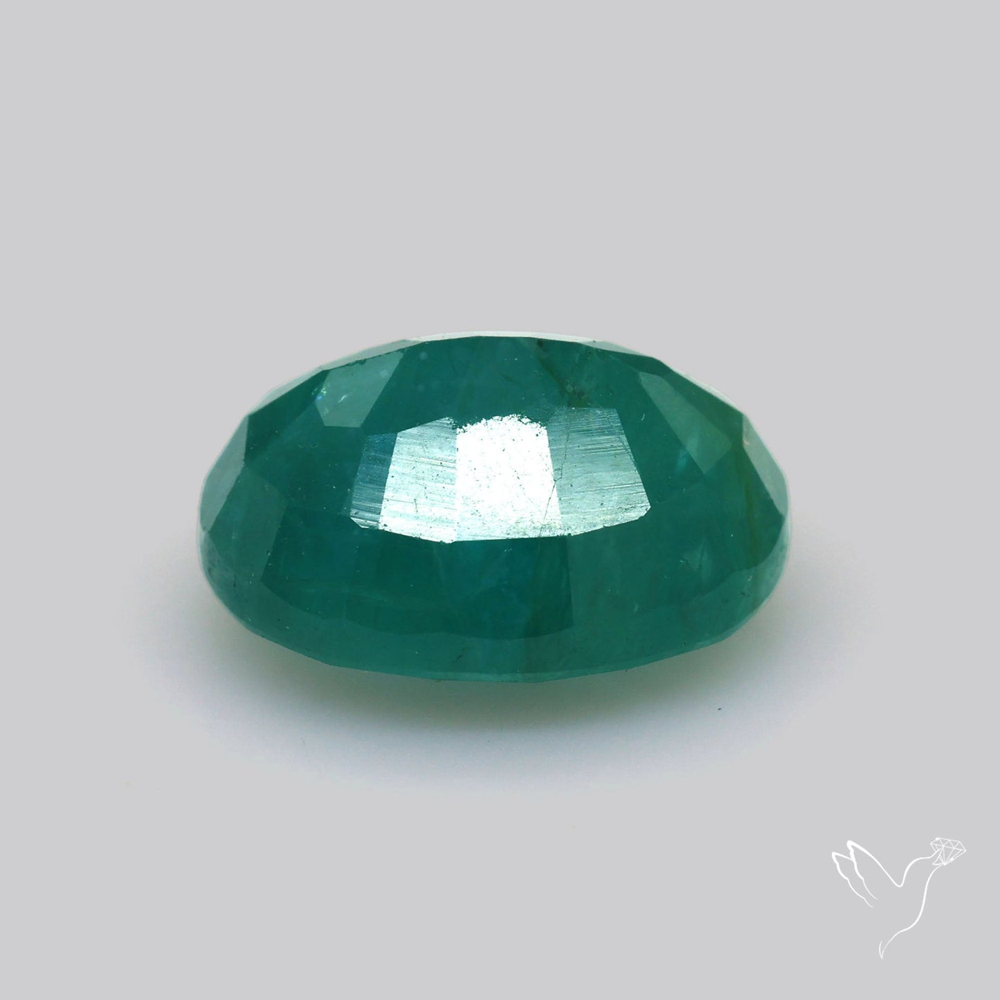 Faceted Grandidierite Rare Gemstone