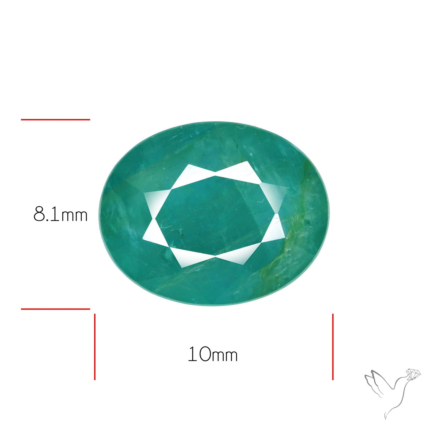 Faceted Grandidierite Rare Gemstone