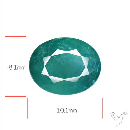 Faceted Grandidierite Rare Gemstone