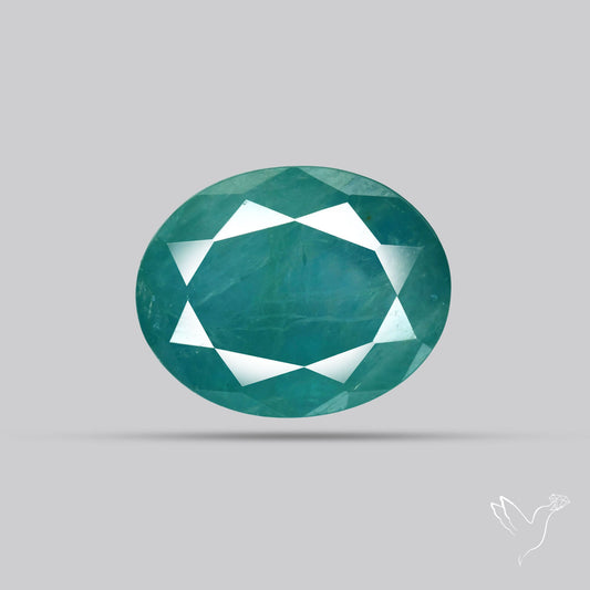 Faceted Grandidierite Rare Gemstone