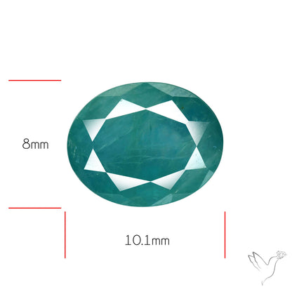 Faceted Grandidierite Rare Gemstone