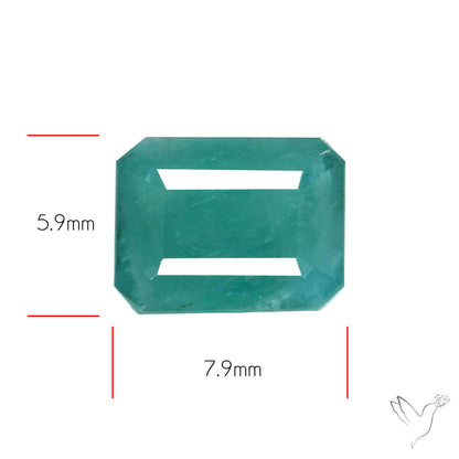 Faceted Grandidierite Rare Gemstone