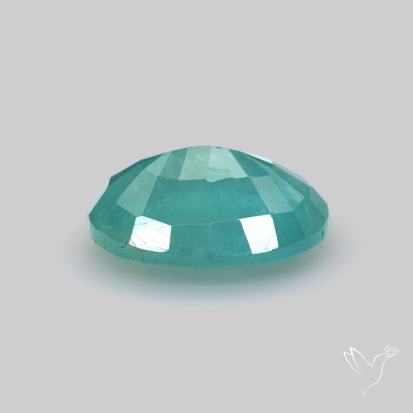 Faceted Grandidierite Rare Gemstone