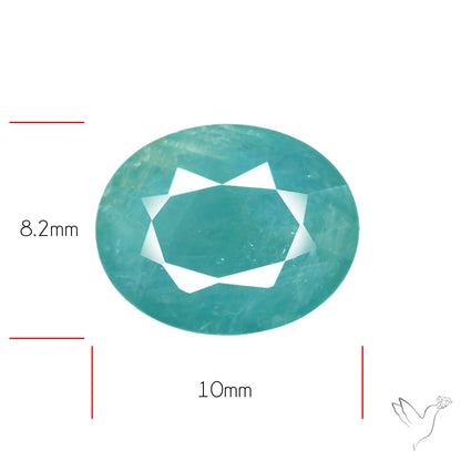 Faceted Grandidierite Rare Gemstone