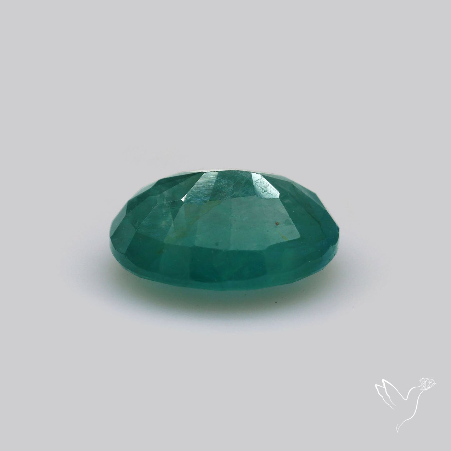 Faceted Grandidierite Rare Gemstone