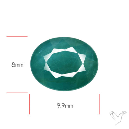 Faceted Grandidierite Rare Gemstone