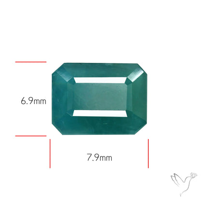 Faceted Grandidierite Rare Gemstone