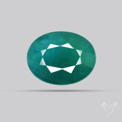 Faceted Grandidierite Rare Gemstone