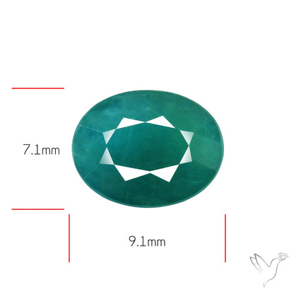 Faceted Grandidierite Rare Gemstone