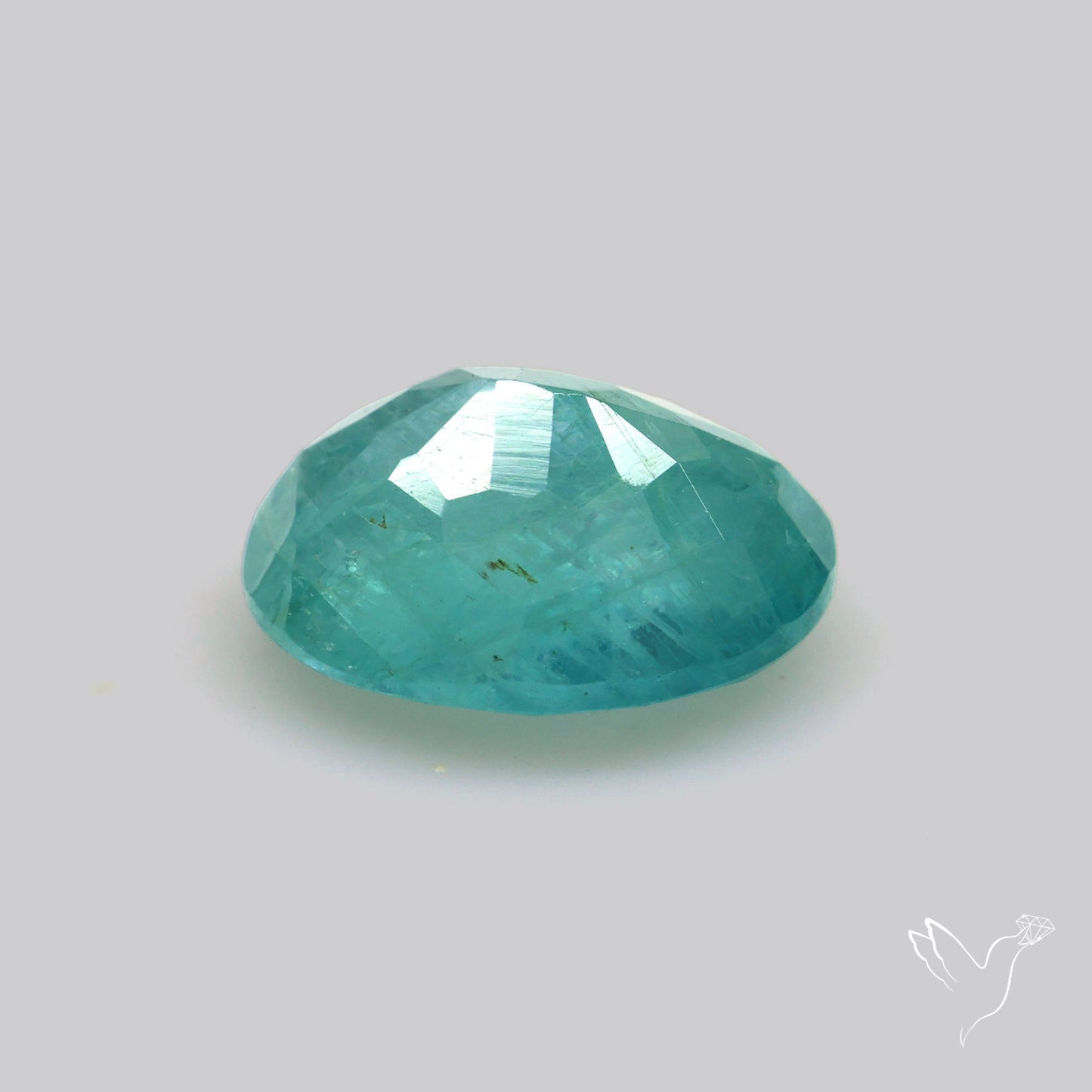 Faceted Grandidierite Rare Gemstone