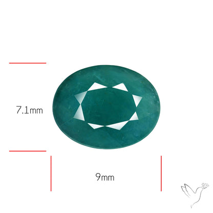 Faceted Grandidierite Rare Gemstone