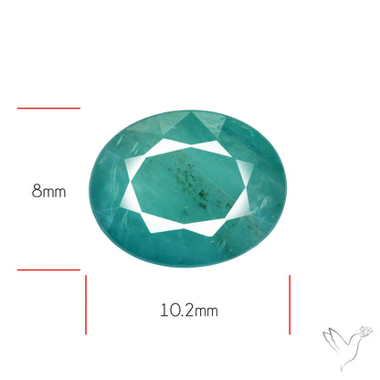 Faceted Grandidierite Rare Gemstone