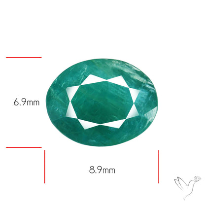 Faceted Grandidierite Rare Gemstone