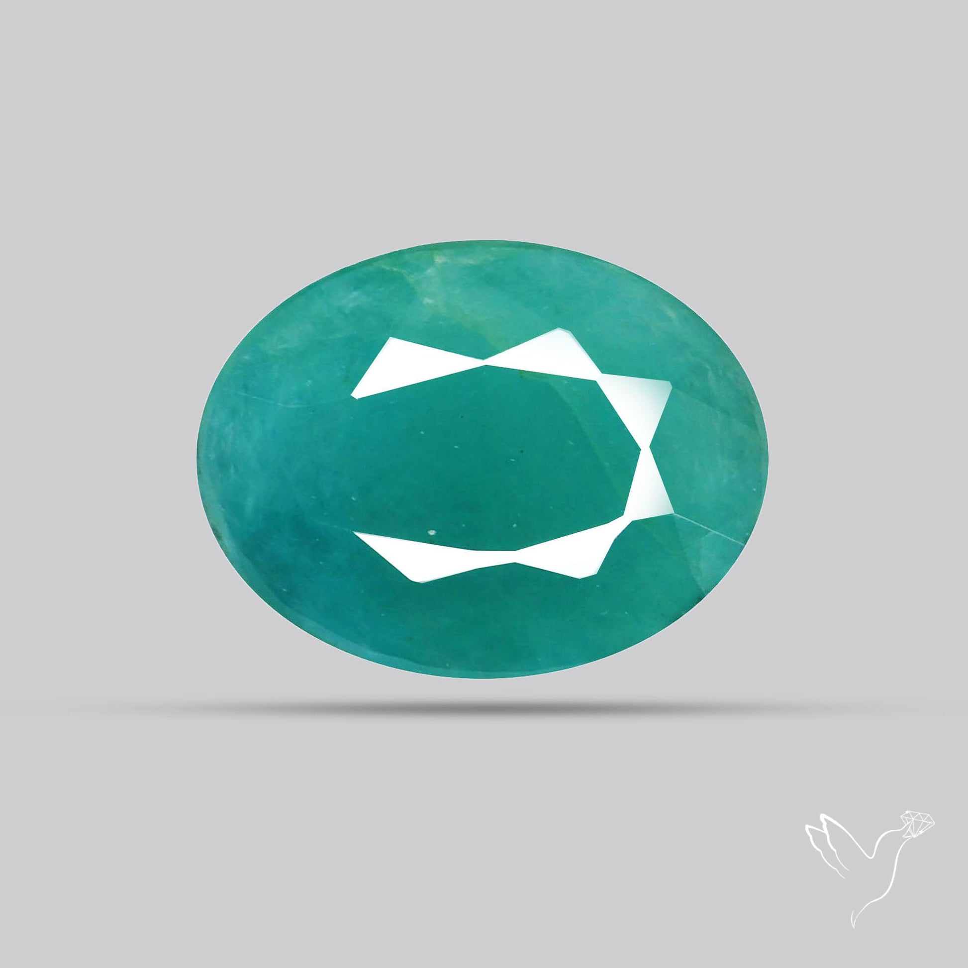 Faceted Grandidierite Rare Gemstone