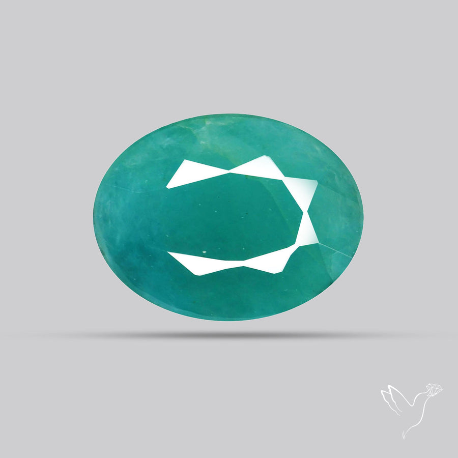 Faceted Grandidierite Rare Gemstone