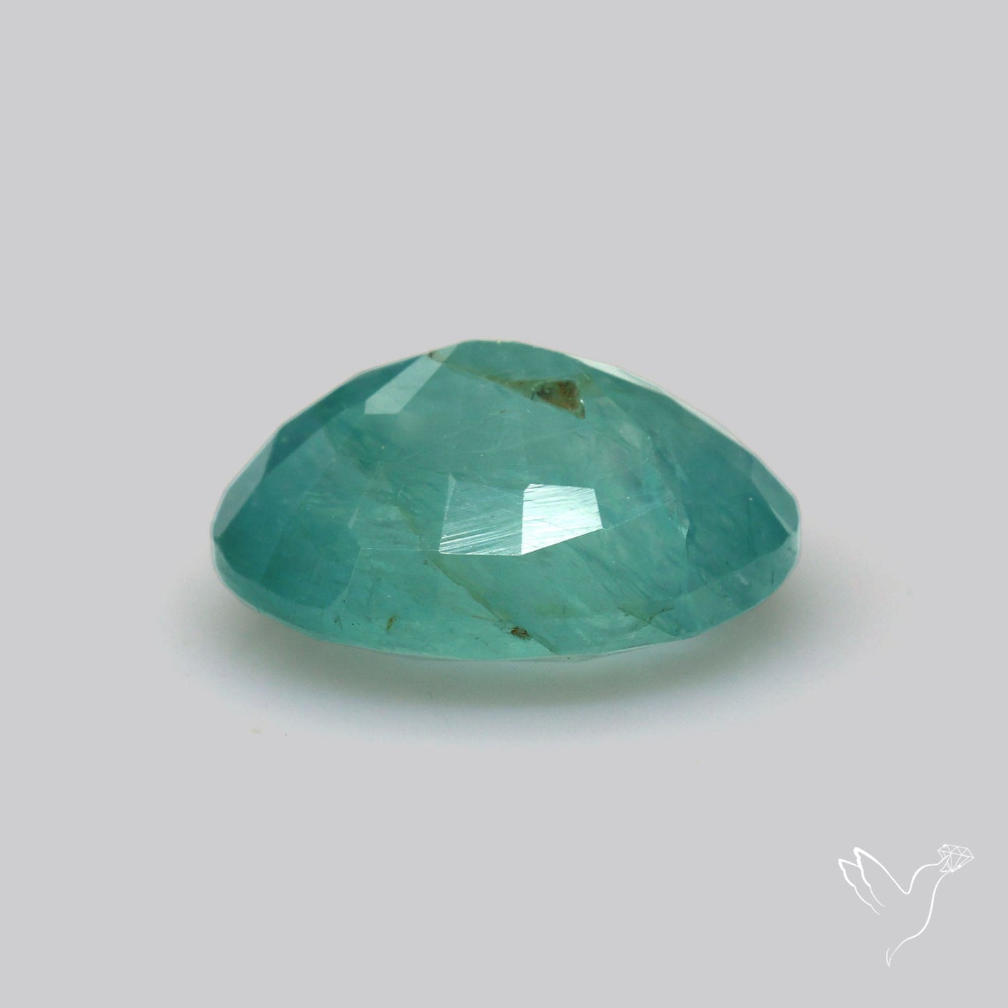 Faceted Grandidierite Rare Gemstone