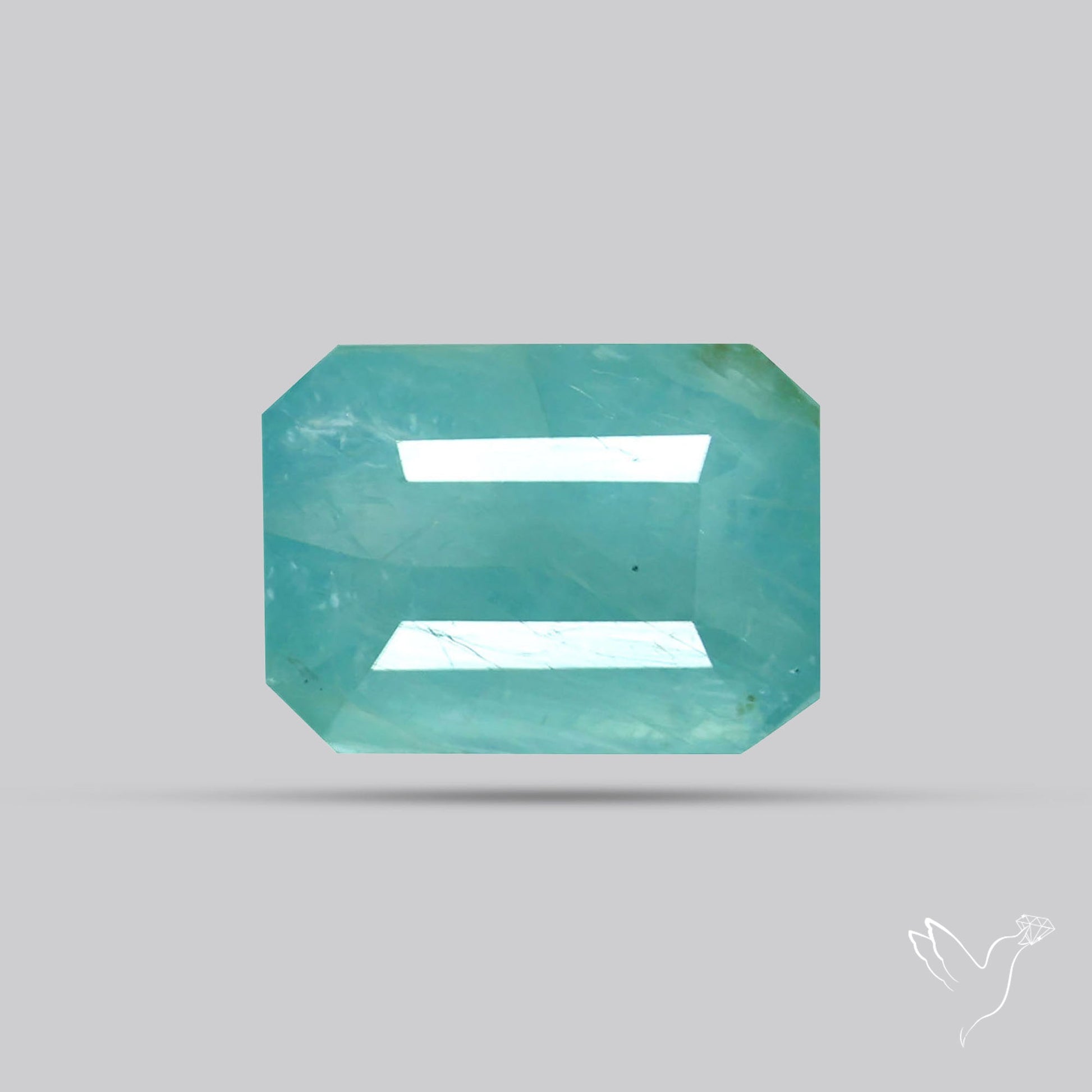 Faceted Grandidierite Rare Gemstone