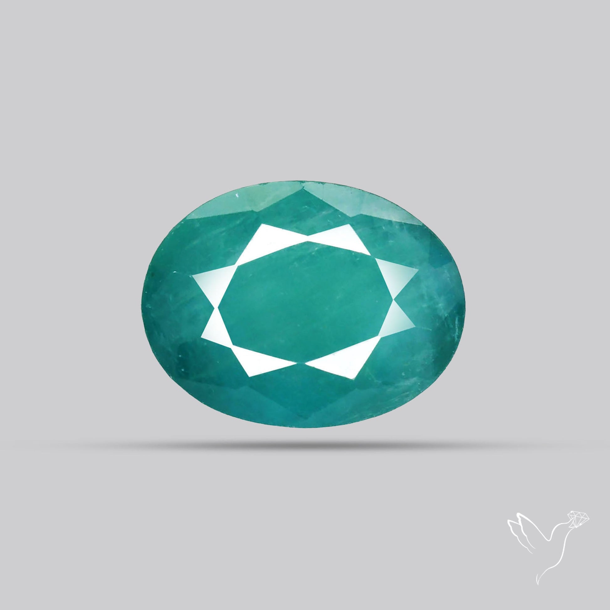 Faceted Grandidierite Rare Gemstone