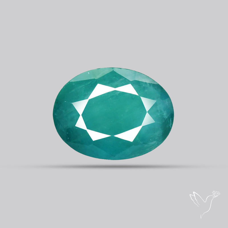 Faceted Grandidierite Rare Gemstone