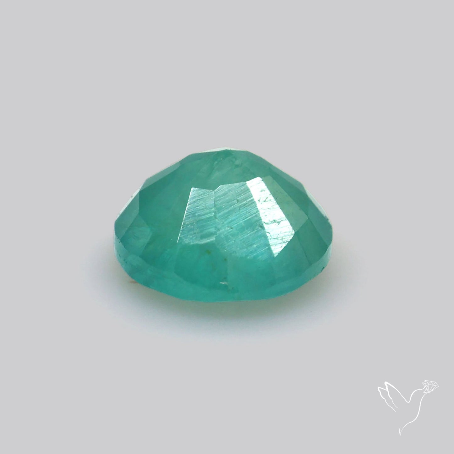 Faceted Grandidierite Rare Gemstone