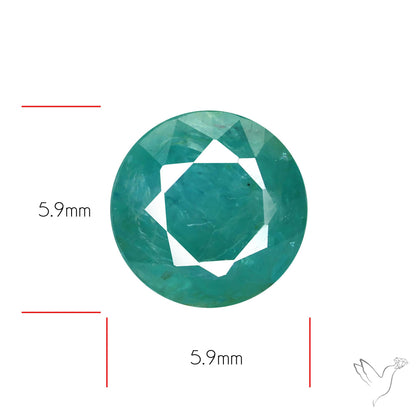 Faceted Grandidierite Rare Gemstone