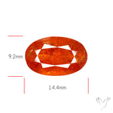 Faceted Spessartite Garnet ??? Natural Orange Garnet