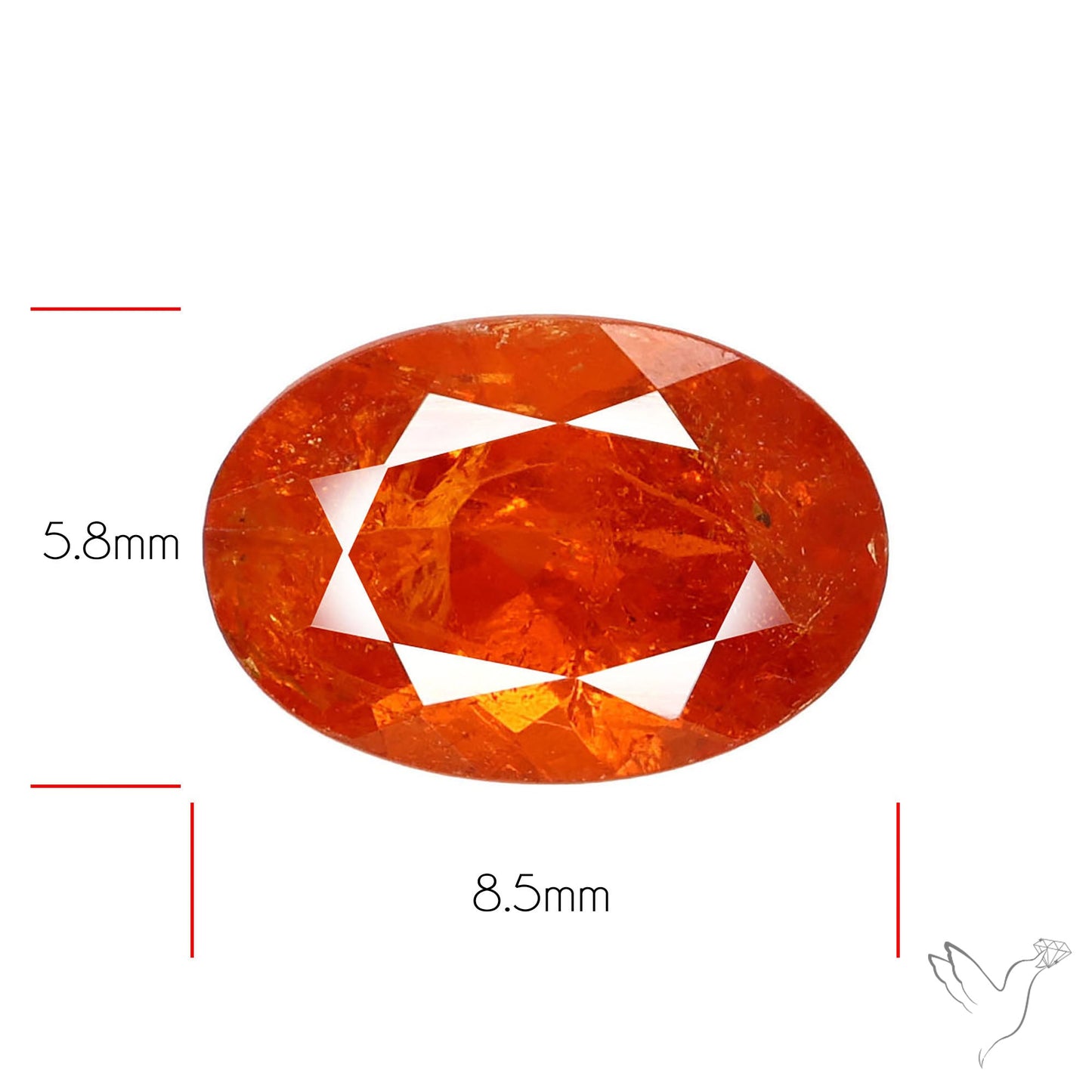Faceted Spessartite Garnet – Natural Orange Garnet