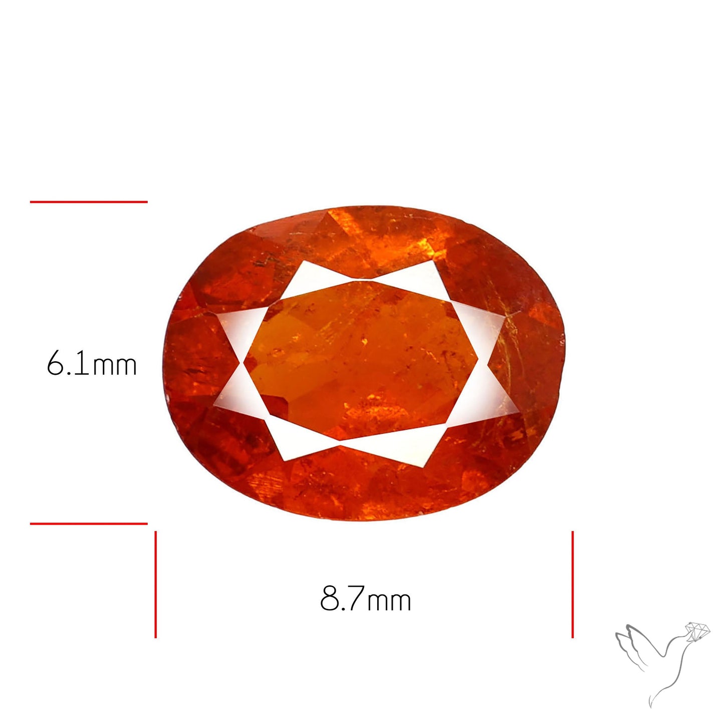 Faceted Spessartite Garnet – Natural Orange Garnet