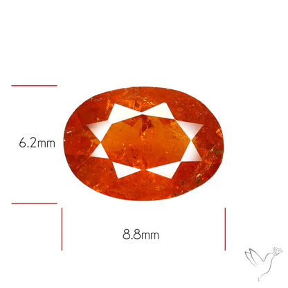 Faceted Spessartite Garnet – Natural Orange Garnet