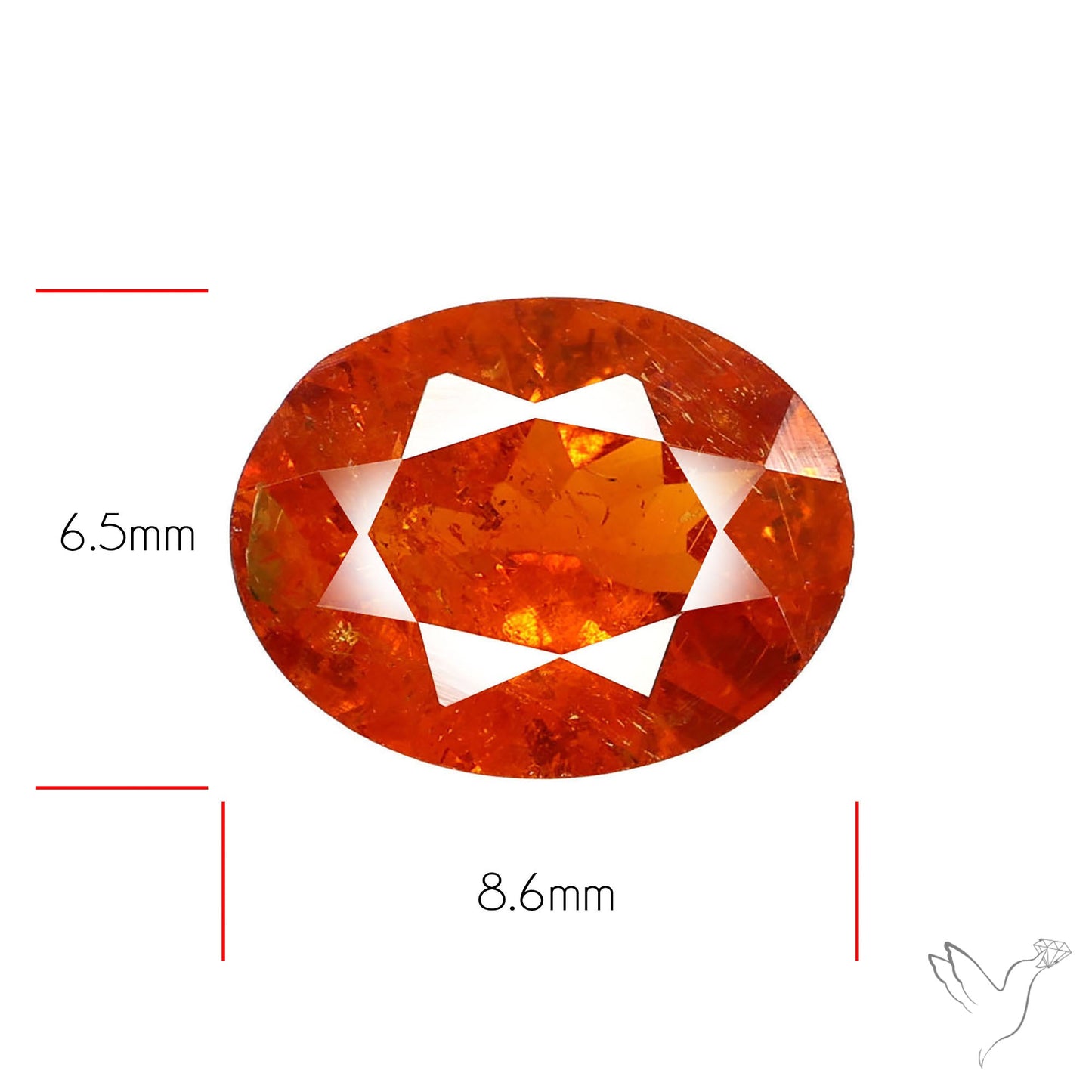 Faceted Spessartite Garnet – Natural Orange Garnet