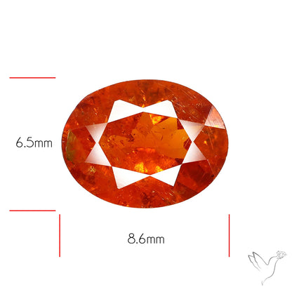 Faceted Spessartite Garnet – Natural Orange Garnet