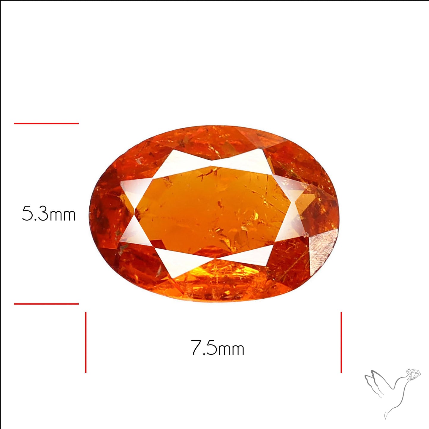 Faceted Spessartite Garnet – Natural Orange Garnet