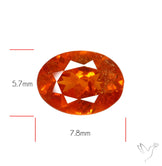 Faceted Spessartite Garnet ??? Natural Orange Garnet