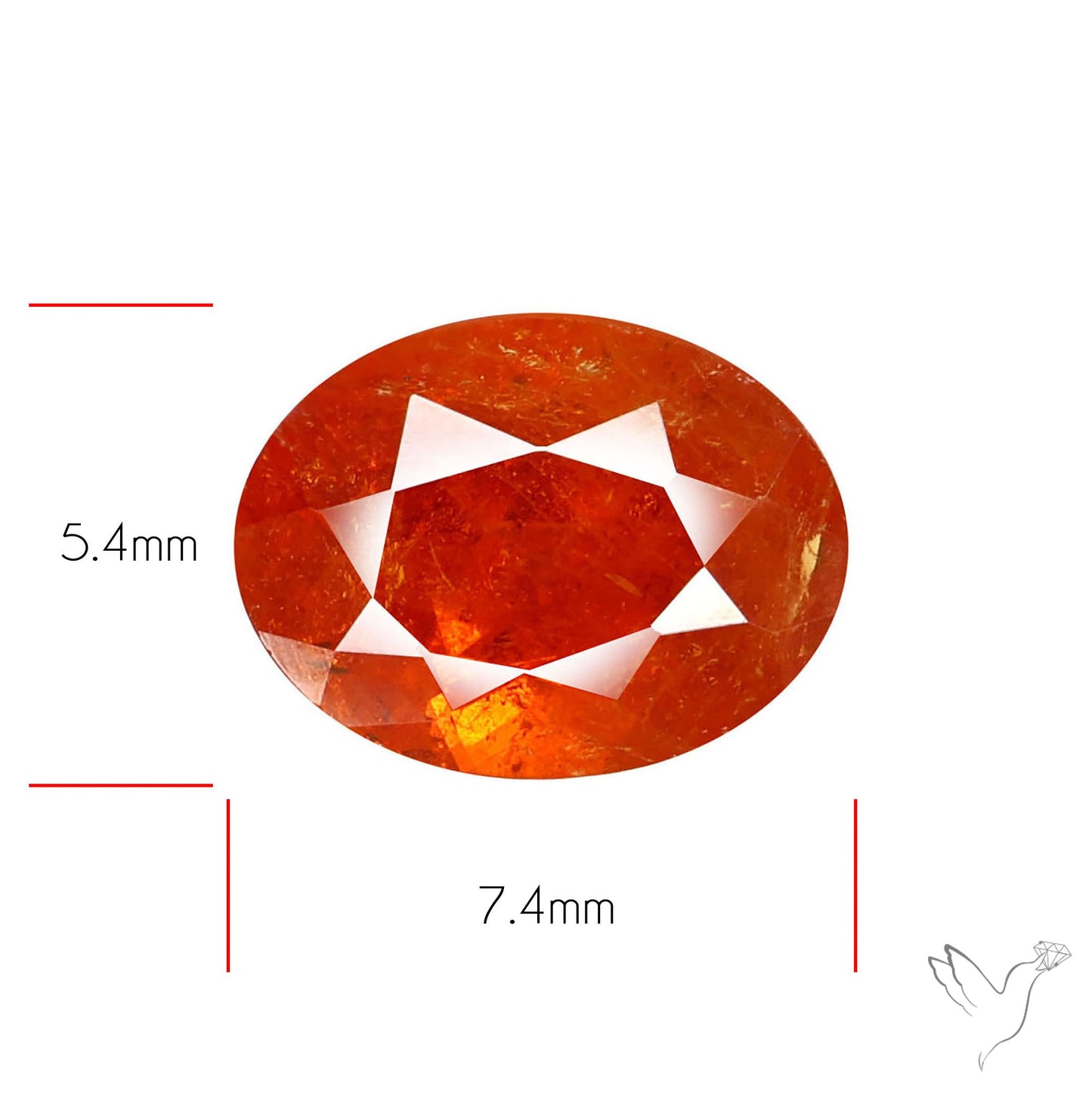 Faceted Spessartite Garnet – Natural Orange Garnet