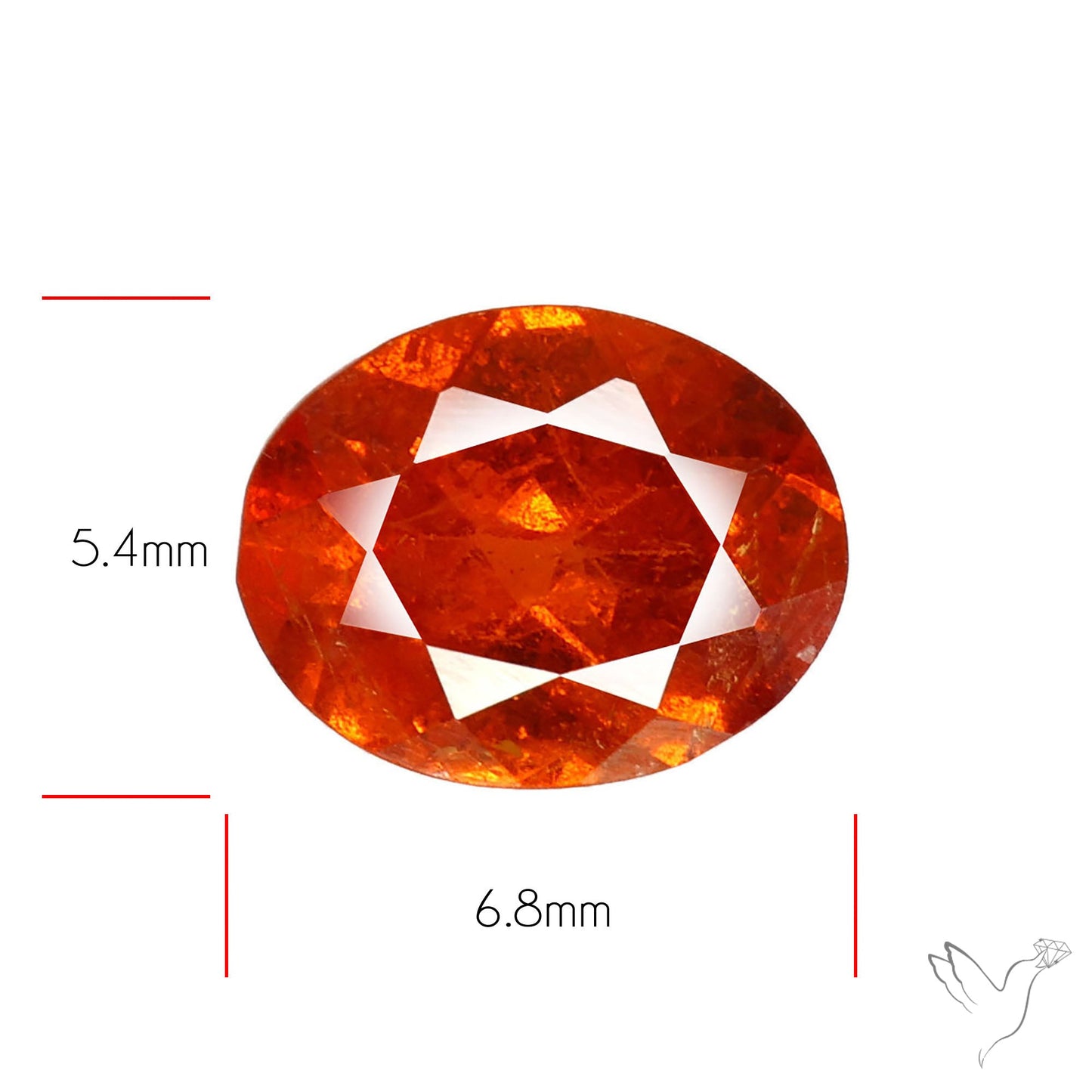 Faceted Spessartite Garnet – Natural Orange Garnet