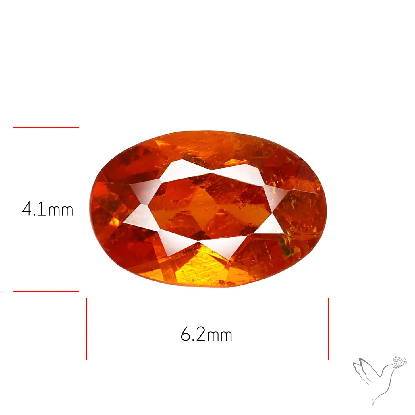 Faceted Spessartite Garnet – Natural Orange Garnet