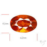 Faceted Spessartite Garnet ??? Natural Orange Garnet