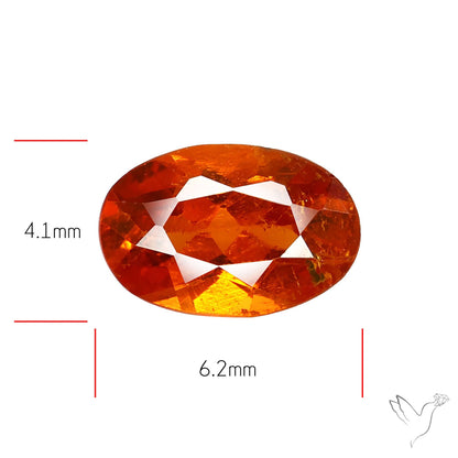 Faceted Spessartite Garnet – Natural Orange Garnet