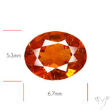 Faceted Spessartite Garnet ??? Natural Orange Garnet
