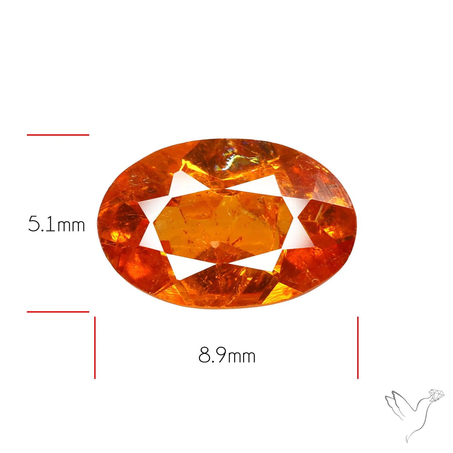 Faceted Spessartite Garnet – Natural Orange Garnet