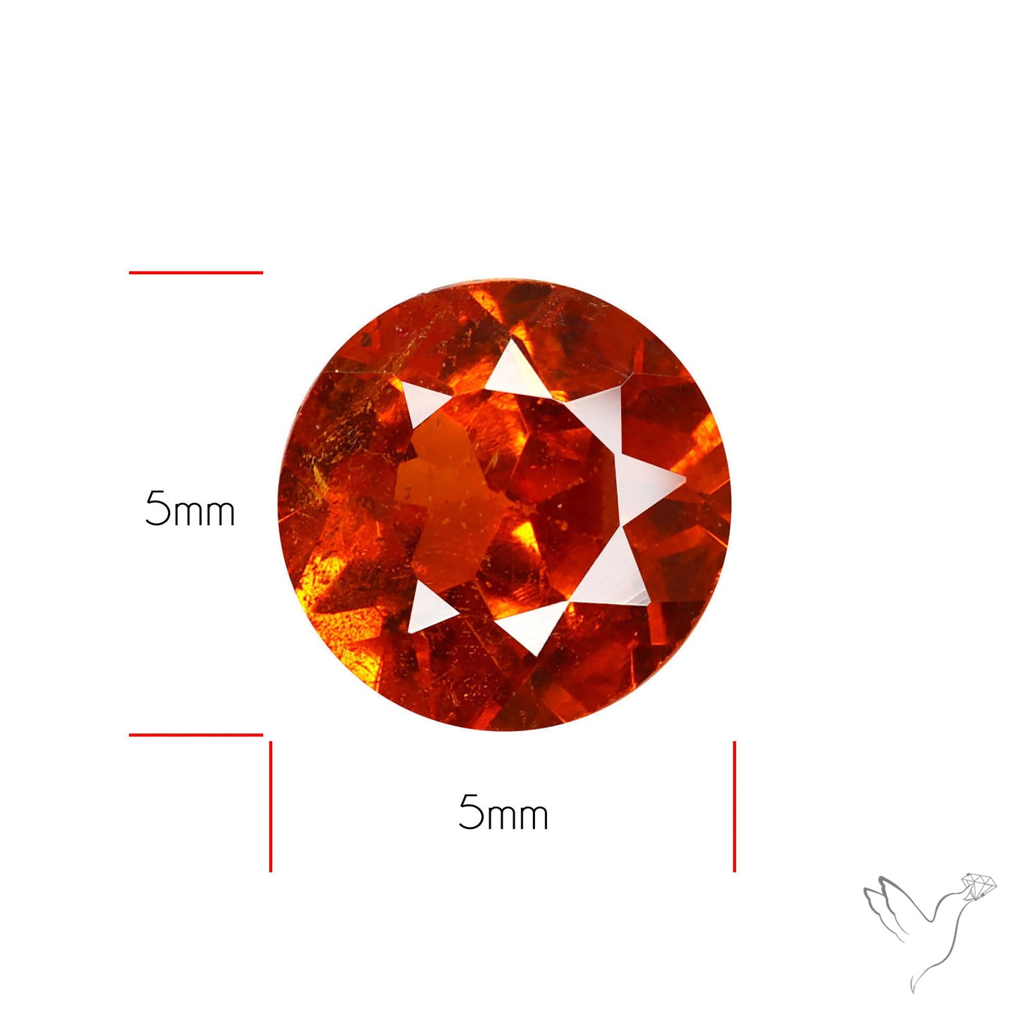Faceted Spessartite Garnet – Natural Orange Garnet
