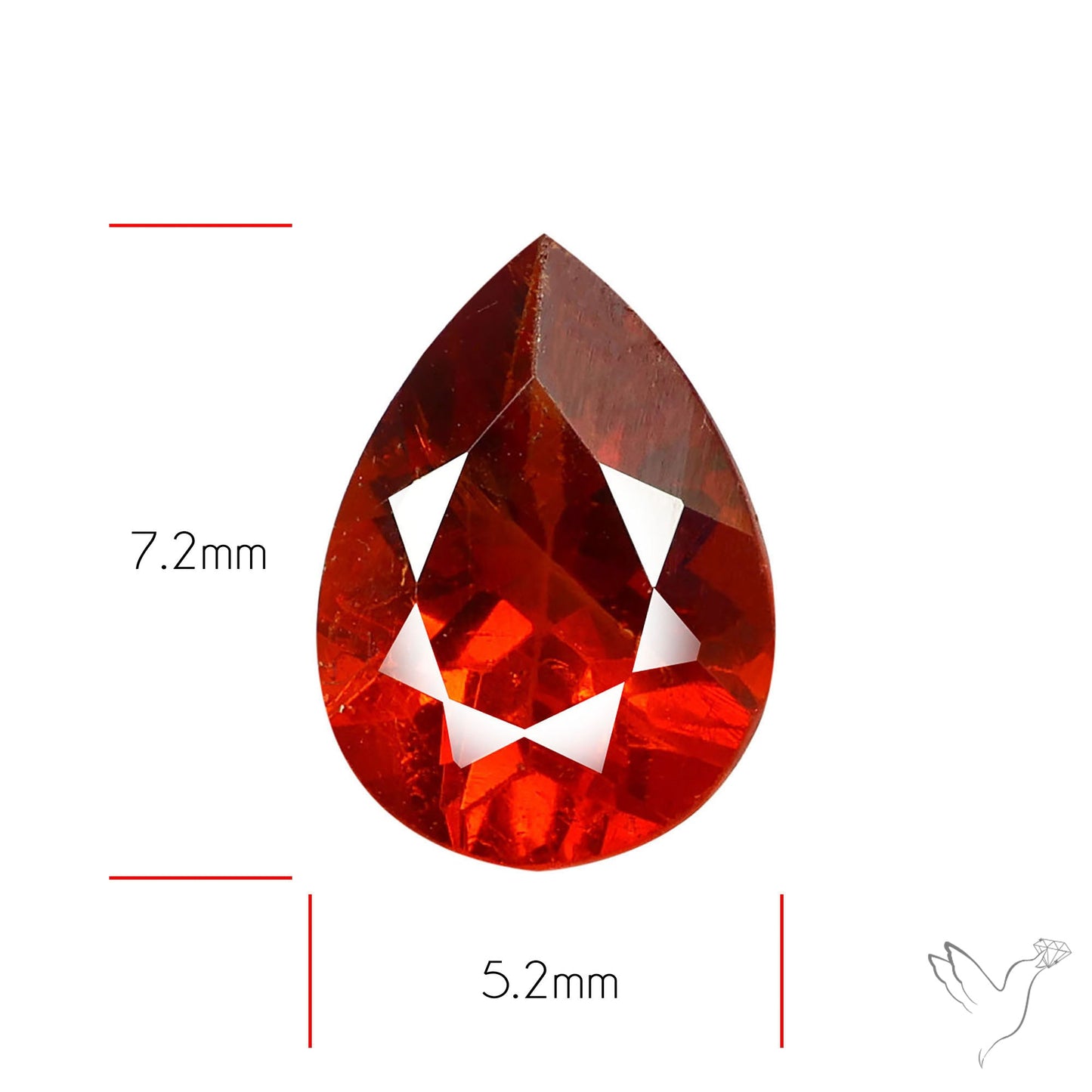 Faceted Spessartite Garnet – Natural Orange Garnet