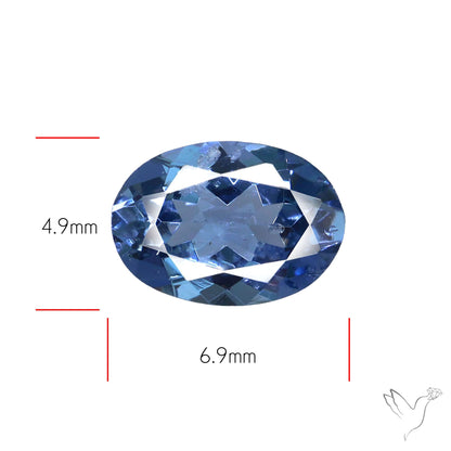 Ice Blue Spinel Natural Faceted Gemstone