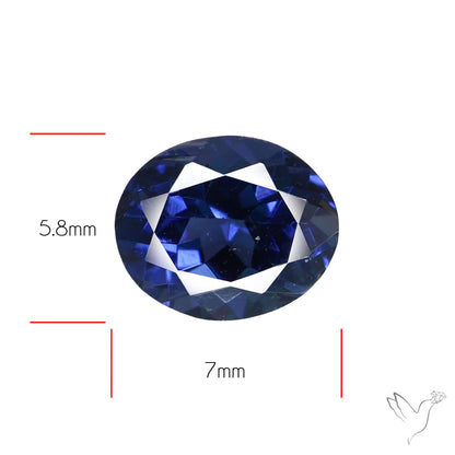 Ice Blue Spinel Natural Faceted Gemstone