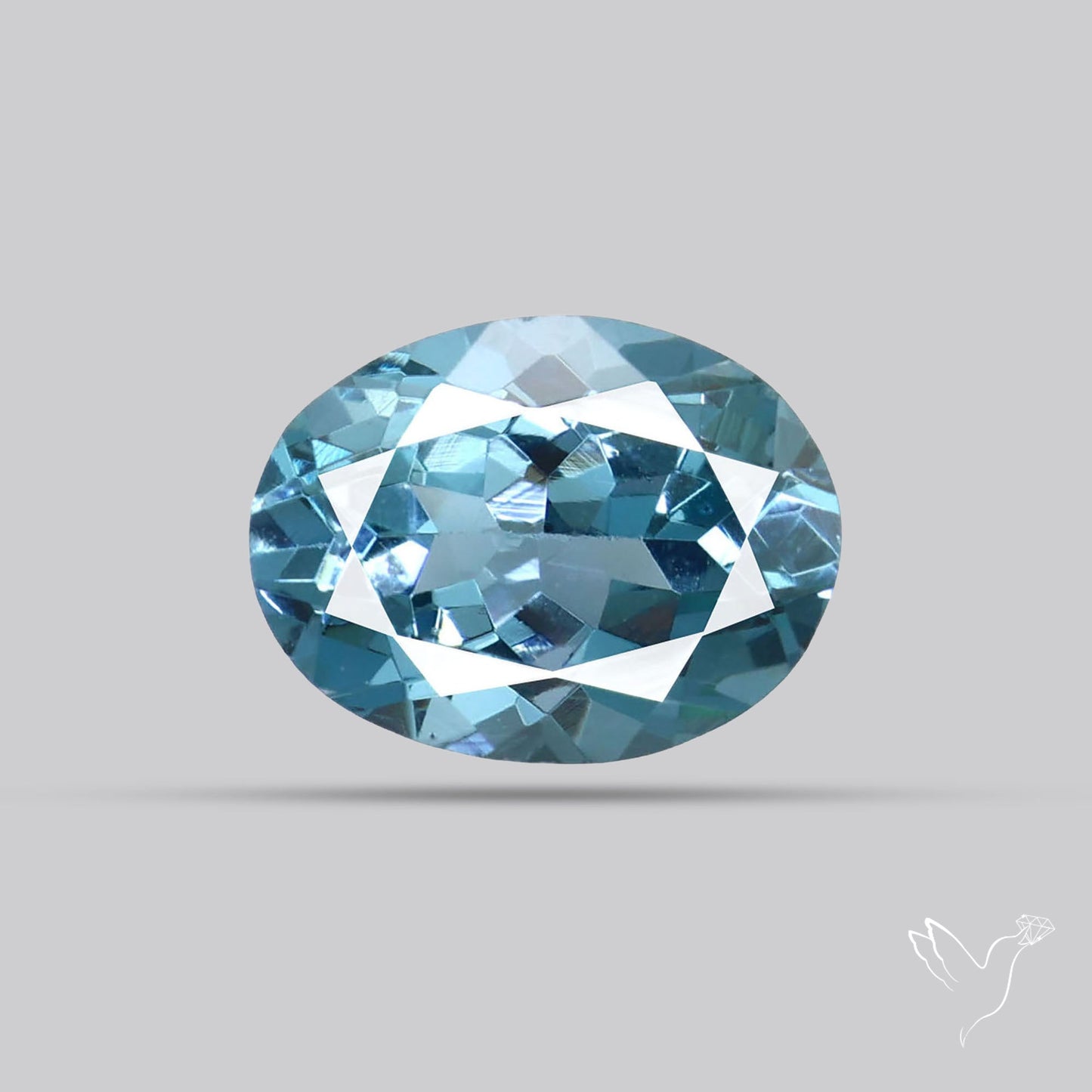 Ice Blue Spinel Natural Faceted Gemstone